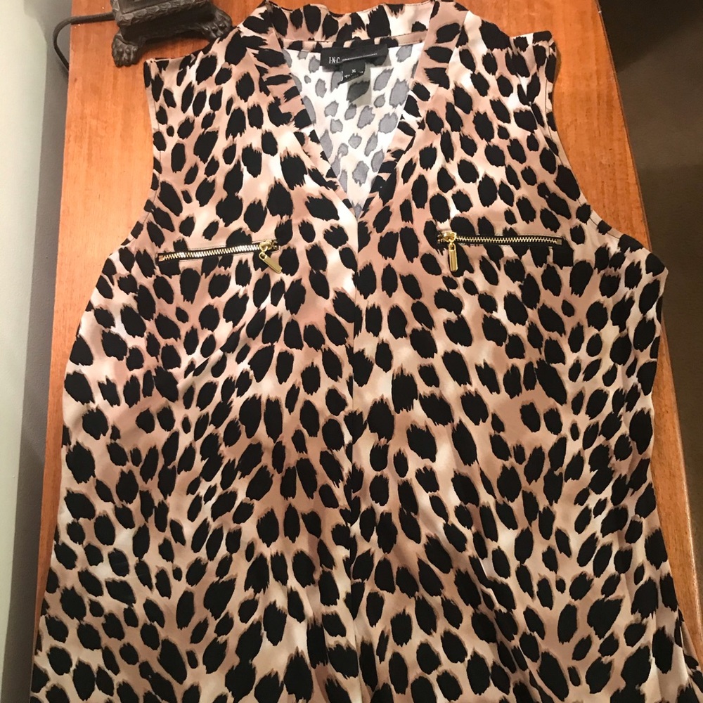 INC sleeveless top